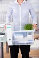 Businessperson Carrying Office Supply