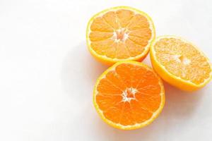 Tangerine Oranges, isolated on white