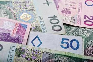 fondo de dinero polaco foto