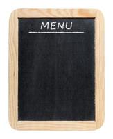 Blackboard menu photo