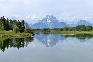 Mount Moran and the Snake River photo
