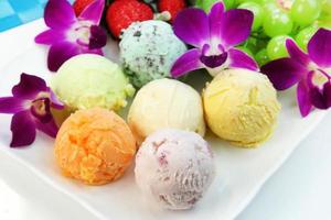 Ice cream balls photo