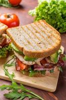 Bacon, Lettuce and Tomato BLT Sandwiches