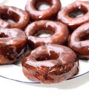 Chocolate donuts photo