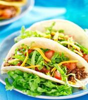 Mexican food - Soft shell tacos photo