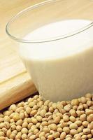 soy milk with beans photo