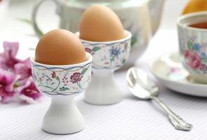Boiled eggs photo