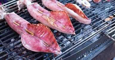 Grilled squid