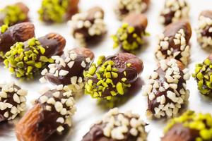 Chocolate covered dates photo