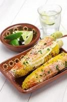 mexican grilled corn, elote photo