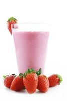 Smoothie strawberry and fruits