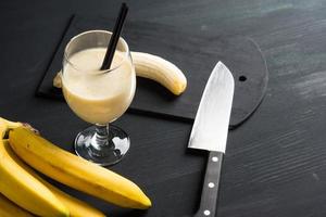 Banana smoothie photo