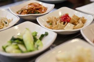 Korean side dishes photo