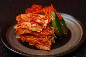 kimchi korean food side dish photo