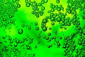 Bubbles in soft drinks photo