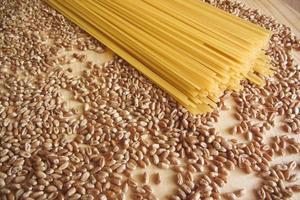 spaghetti and wheat photo