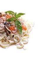 Seafood pasta photo