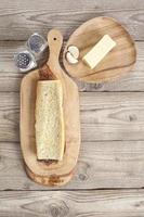 bread butter and seasonings photo