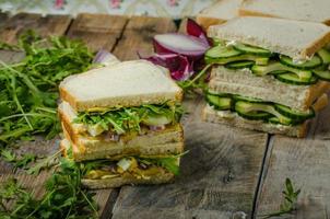 sandwich vegetariano saludable