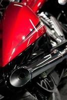 motorcycle exhaust closeup photo