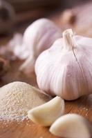 Garlic. Food background