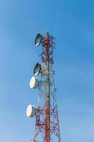 Telecommunication tower. photo