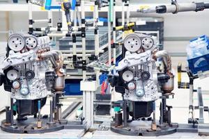 manufacturing of car engine