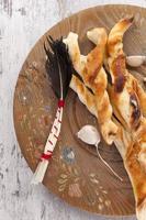 Pizza breadsticks. photo