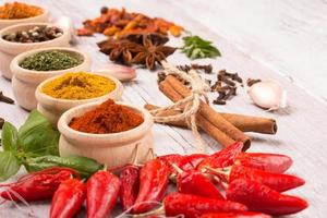 colourful spices