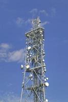 Telecommunications mast. photo