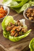 Healthy Asian Chicken Lettuce Wrap photo