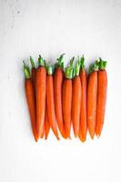 Farm raised baby carrots photo