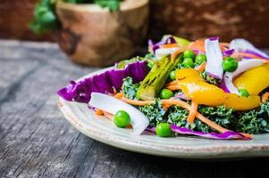 Salad with grilled vegetables
