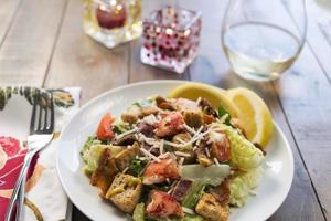Lobster Caesar salad