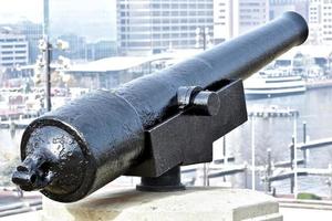 cañón de guerra que protege baltimore foto