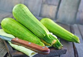 raw zucchini photo