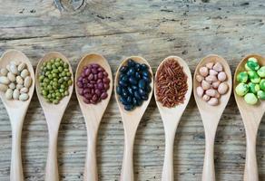 Collection of grain, cereal, seed, bean photo
