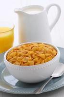 desayuno saludable de copos de maíz