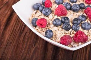 Oat flakes with berries