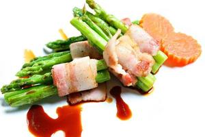 Bacon and asparagus