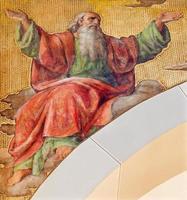 Vienna - The fresco of prophet Isaiah photo