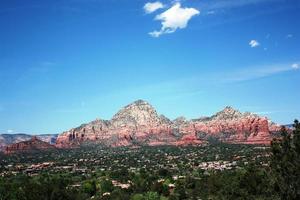View to the valley of Sedona and Mountains, Arizona USA