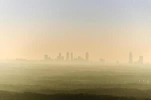 foggy Atlanta