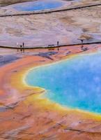 Grand Prismatic Geyser from above