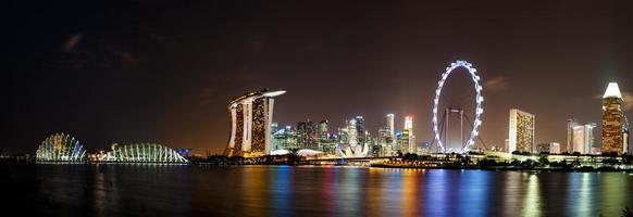 Singapore by night photo