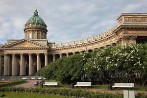 La catedral ortodoxa de Kazán. San Petersburgo, Rusia foto