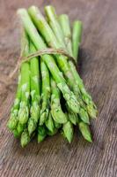 Bunch of fresh asparagus photo