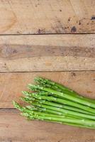 Fresh green asparagus.