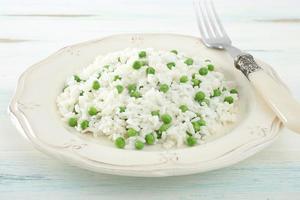 rice with green beans photo