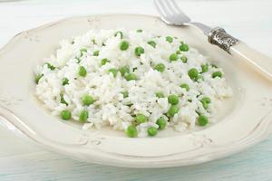 arroz con judías verdes
